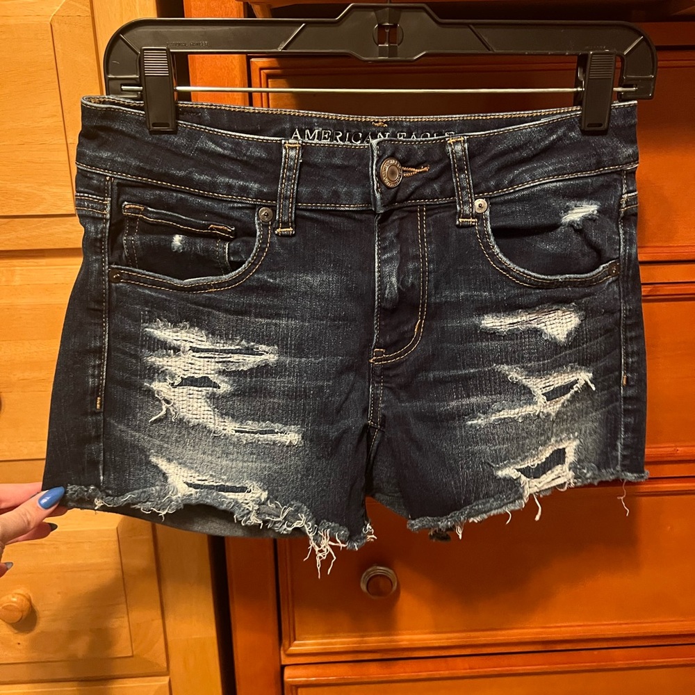american eagle jean shorts